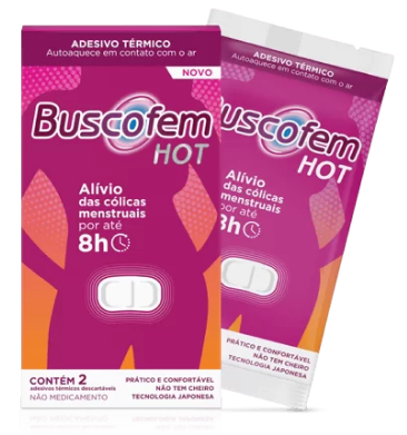 Embalagem de Buscofem Hot.